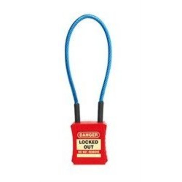 Nmc CABLE LOCKOUT PADLOCK, RED CLP1